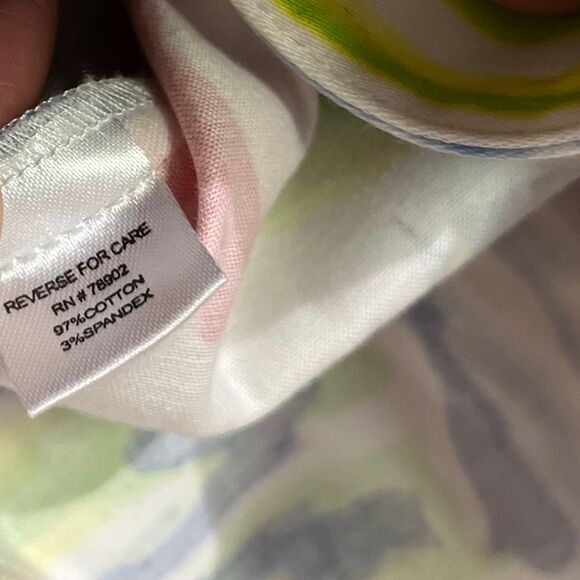 Draper’s & Damon’s Women’s Multi Colorful Abstract Print Shirt Jacket Sz-PL - Picture 6 of 7